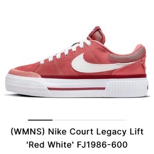 Nike court legacy lift. Size 8